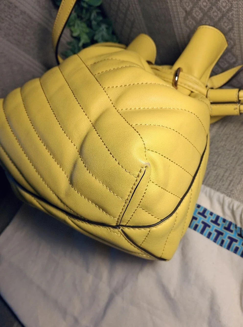 Tory Burch Kira Quilted Bucket Crossbody Bag